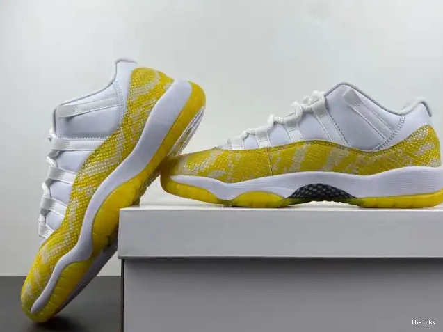 Cheap TB AH7860-107 Low WMNS Jordan Snakeskin Air 11 Yellow 0408